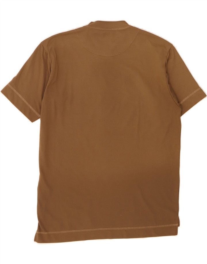 JACK WOLFSKIN Mens T-Shirt Top Small Brown Polyester Vintage Jack Wolfskin and Second-Hand Jack Wolfskin from Messina Hembry 