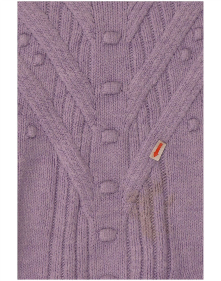 Marks & Spencer Rollkragenpullover für Damen, Gr. 14, Mittelviolett