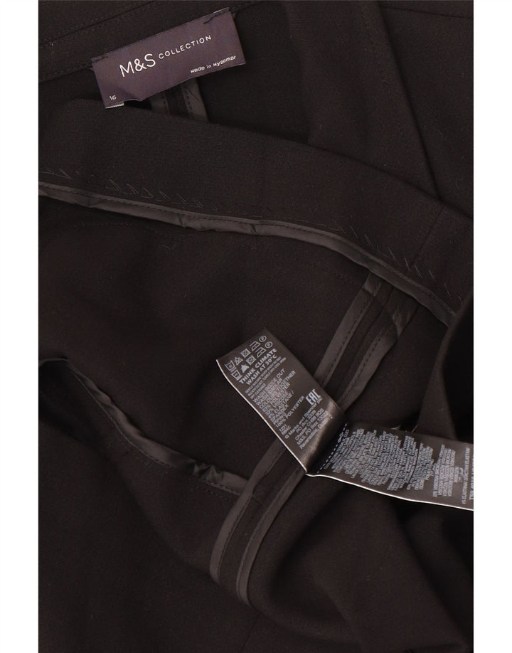 Marks & Spencer Zweireihiger Blazer für Damen, Gr. 16, Schwarz