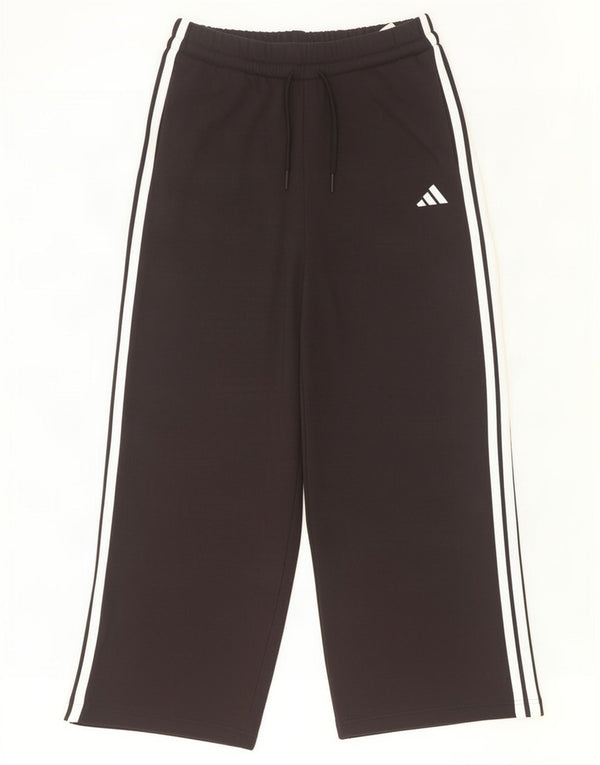 Adidas Damen-Trainingshose mit weitem Bein, UK 16/18, Größe L, Schwarz, Baumwolle