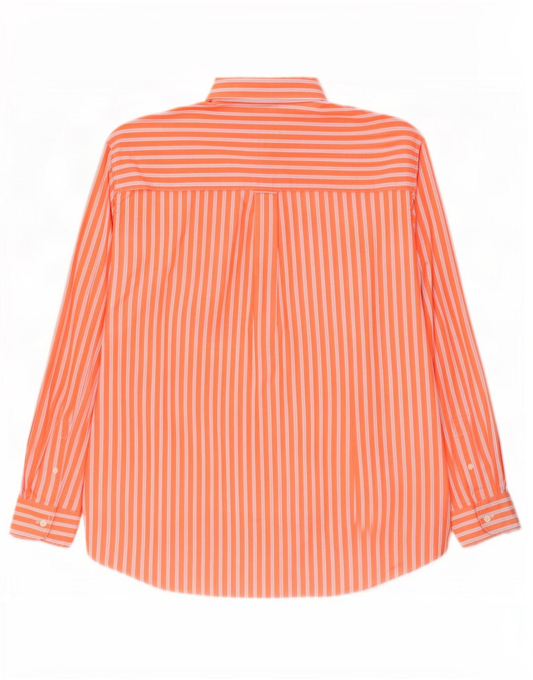 Chaps Herrenhemd 2XL Orange gestreift aus Baumwolle