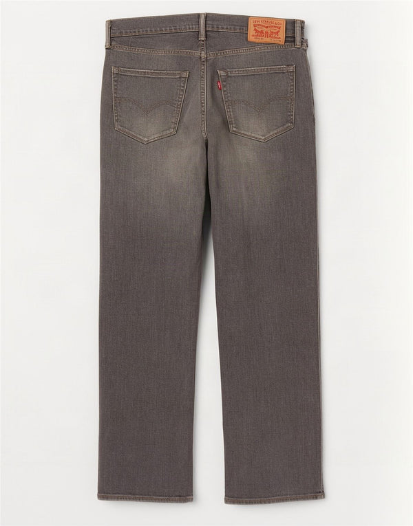 Levi's Herren 504 Straight Jeans W36 L34 Graue Baumwolle