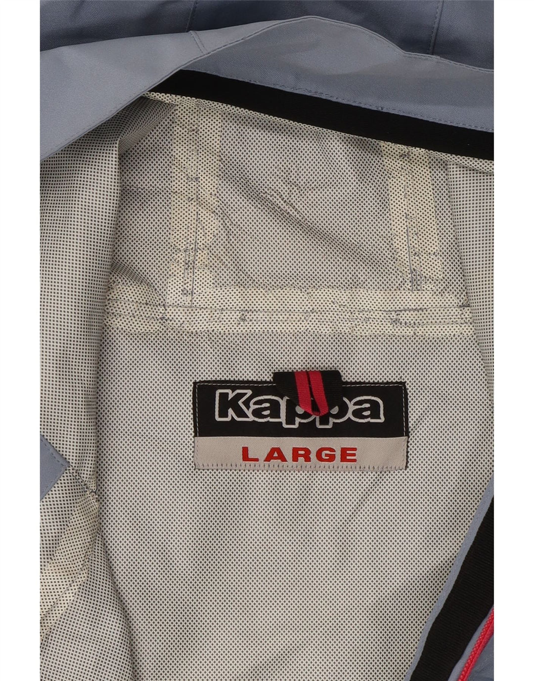 Kappa Damen-Regenjacke mit Kapuze, UK 14, Größe L, blau, Polyester