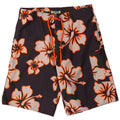 Sapore Di Mare Herren-Badeshorts, groß, schwarz, geblümt, Polyester