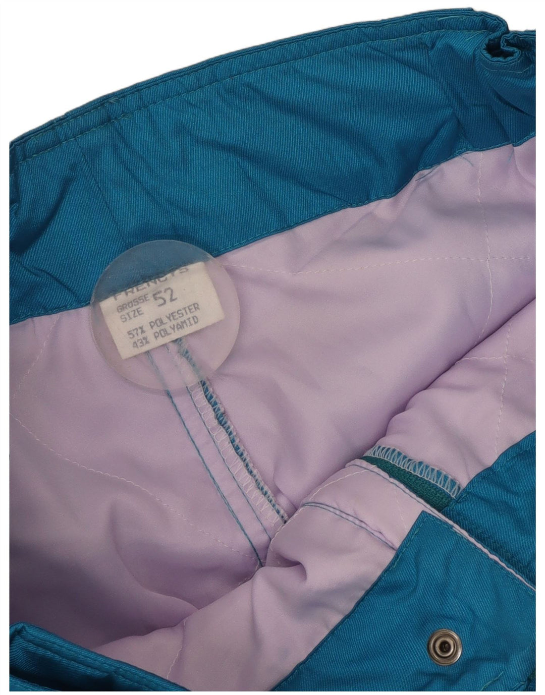 Vintage Herren Jogger Skihose IT 52 Großes blaues Polyester