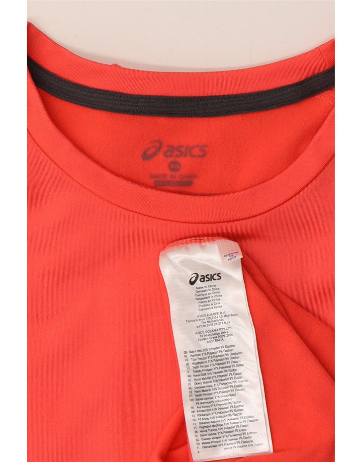 Asics Damen Top Langarm UK 6 XS Pink Colourblock Polyester
