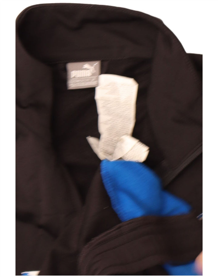 Puma Jungen Grafik-Trainingsoberteil, Jacke, 15–16 Jahre, Schwarz, Farbblock