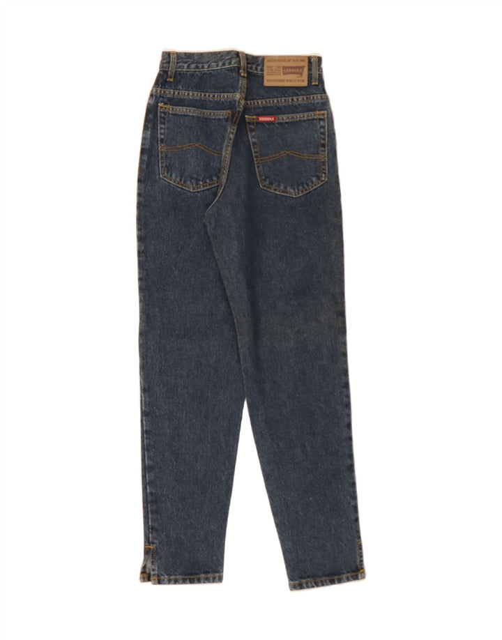 CARRERA Womens High Rise Slim Jeans W27 L27 Blue Cotton Vintage Carrera and Second-Hand Carrera from Messina Hembry 