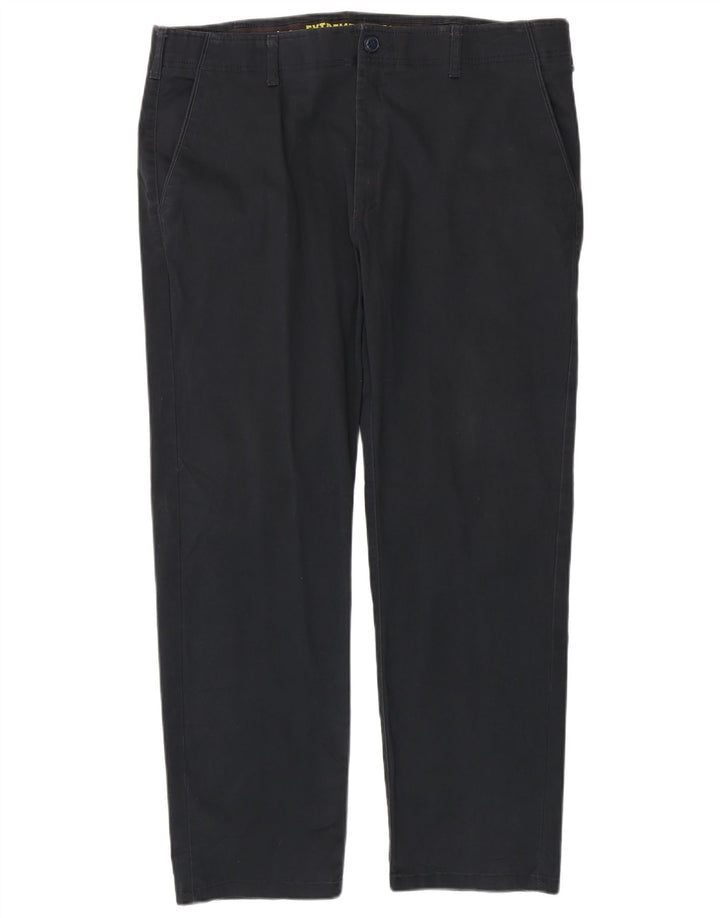 LEE Herren Extreme Motion Straight Chino Hose W40 L32 Marineblaue Baumwolle