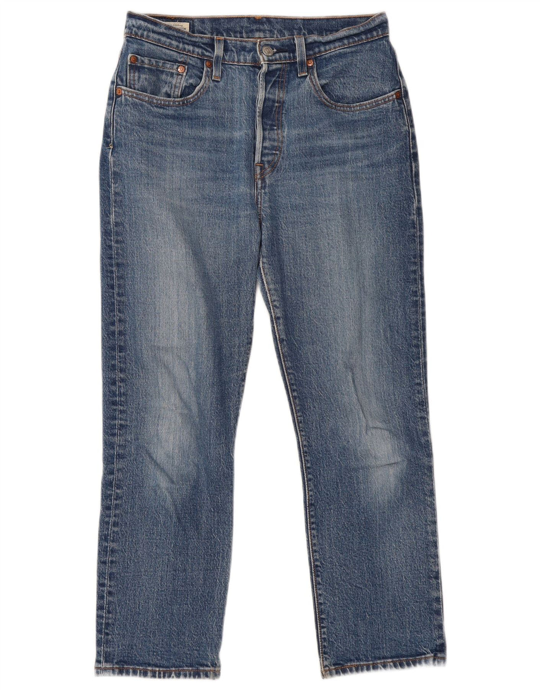 Levi's Damen Straight Jeans W27 L26 Blaue Baumwolle