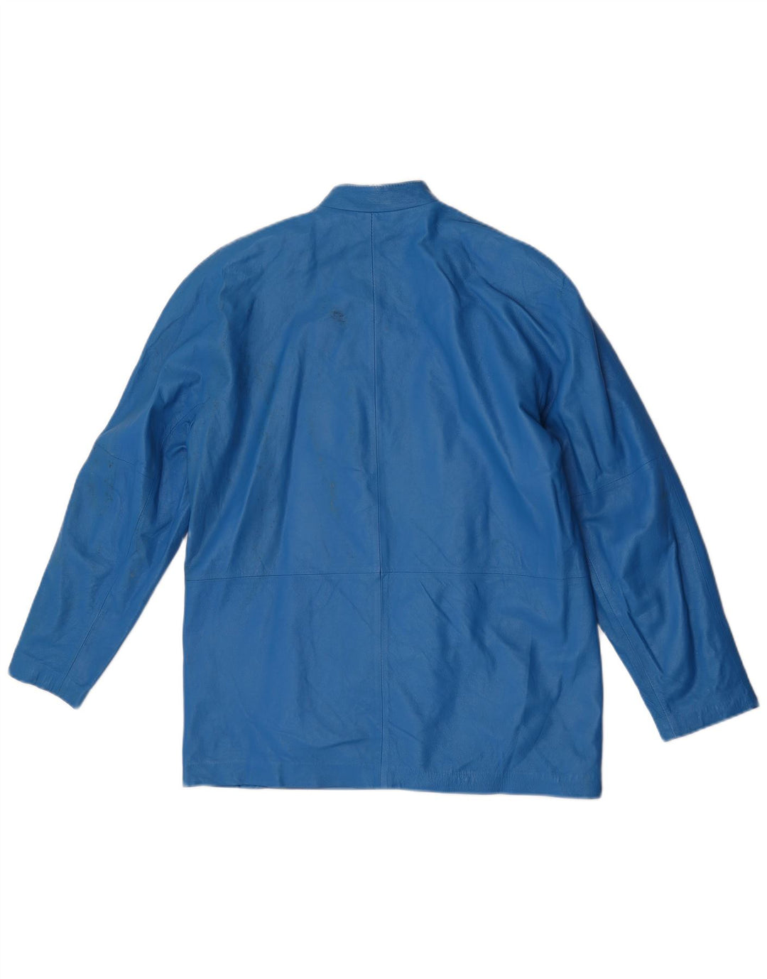 Vintage Damen Lederjacke IT 46 Large Blau