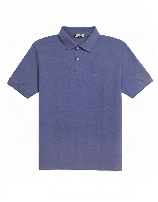 Fila Herren Poloshirt IT 50 mittelblaue Baumwolle