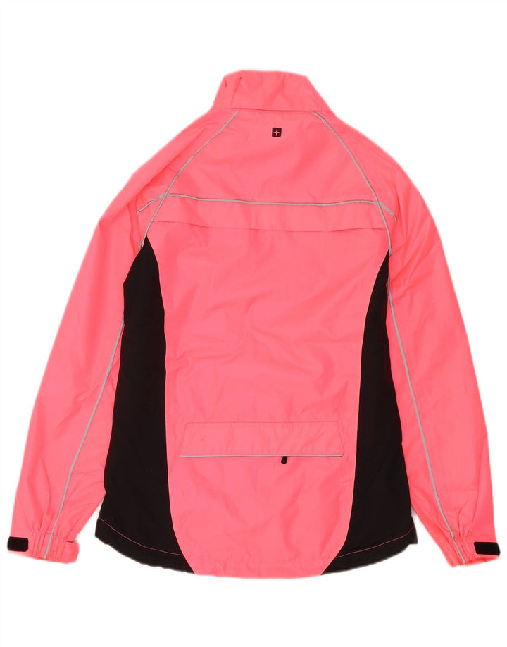 Mountain Warehouse Damen-Regenjacke UK 6 XS Rosa Farbblock-Polyester