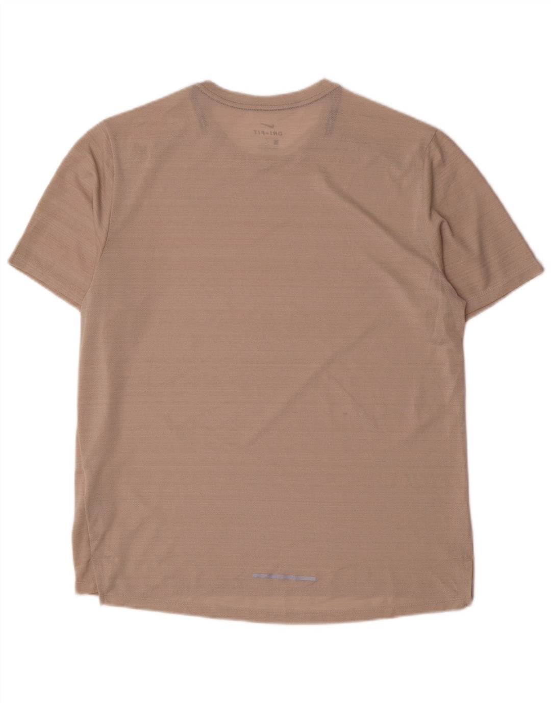 Nike Herren Dri Fit T-Shirt-Oberteil, großes rosa Nadelstreifen-Polyester