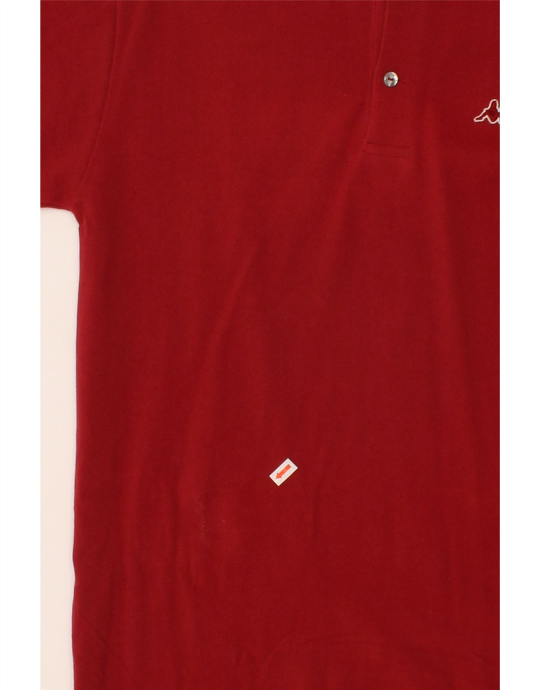KAPPA Mens Polo Shirt Small Red Cotton Vintage Kappa and Second-Hand Kappa from Messina Hembry 