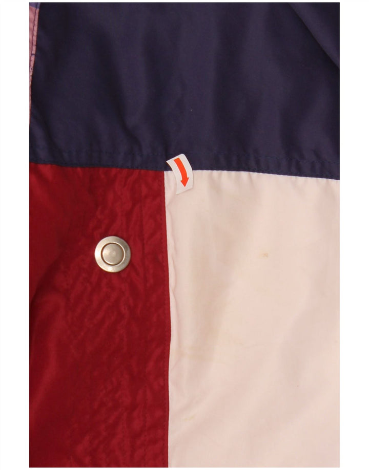 VINTAGE Herren-Trainingsanzugoberteil mit Grafik, 2XL, Marineblau, Farbblock