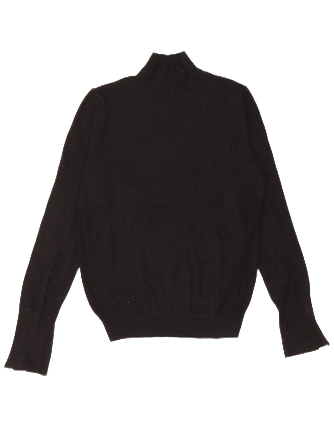 Zara Damen-Pullover mit Rollkragen, Gr. 14, Schwarz, Viskose