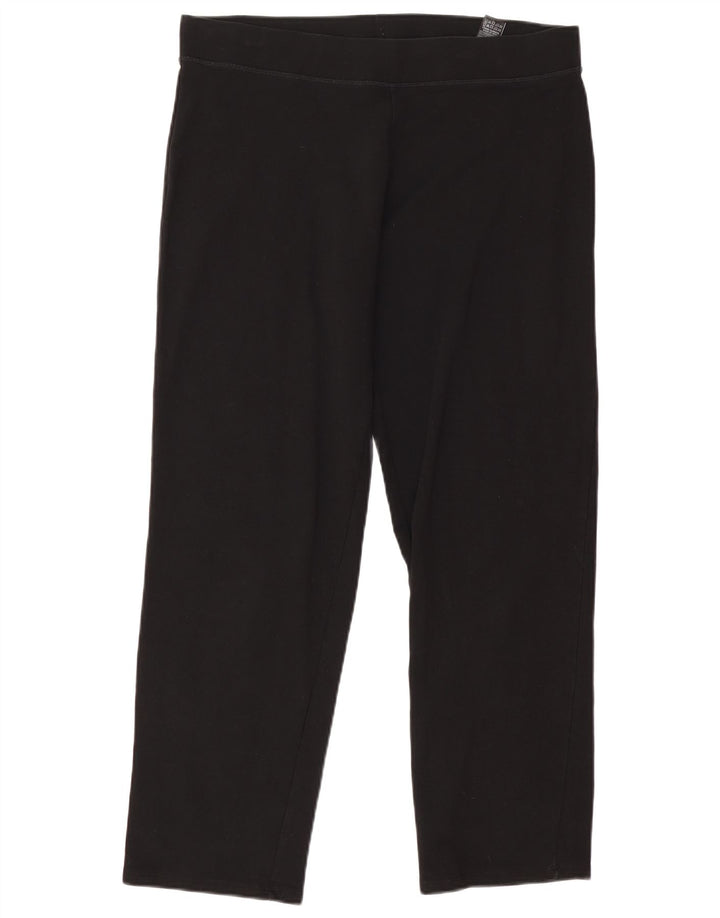 Marks & Spencer Damen Leggings UK 16 Große schwarze Baumwolle