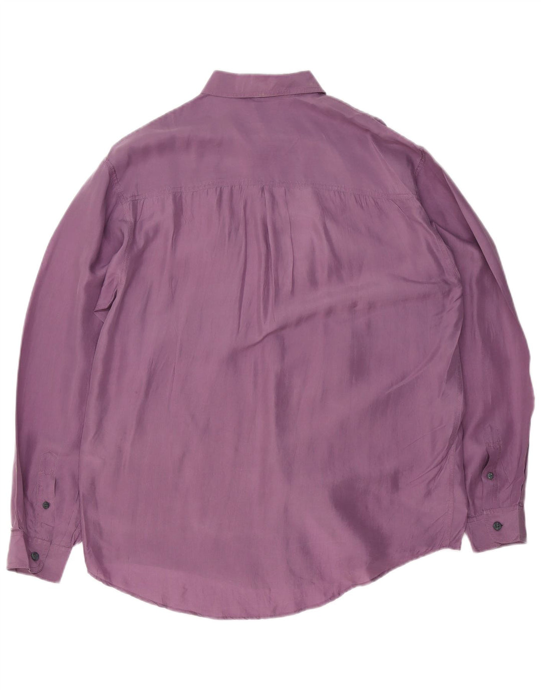 Yorn Herrenhemd, Größe 39/40, mittelviolette Seide