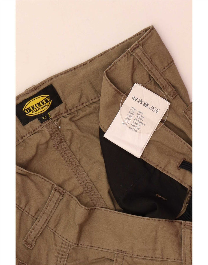Diadora Herren Cargoshorts Medium W32 Khaki Baumwolle