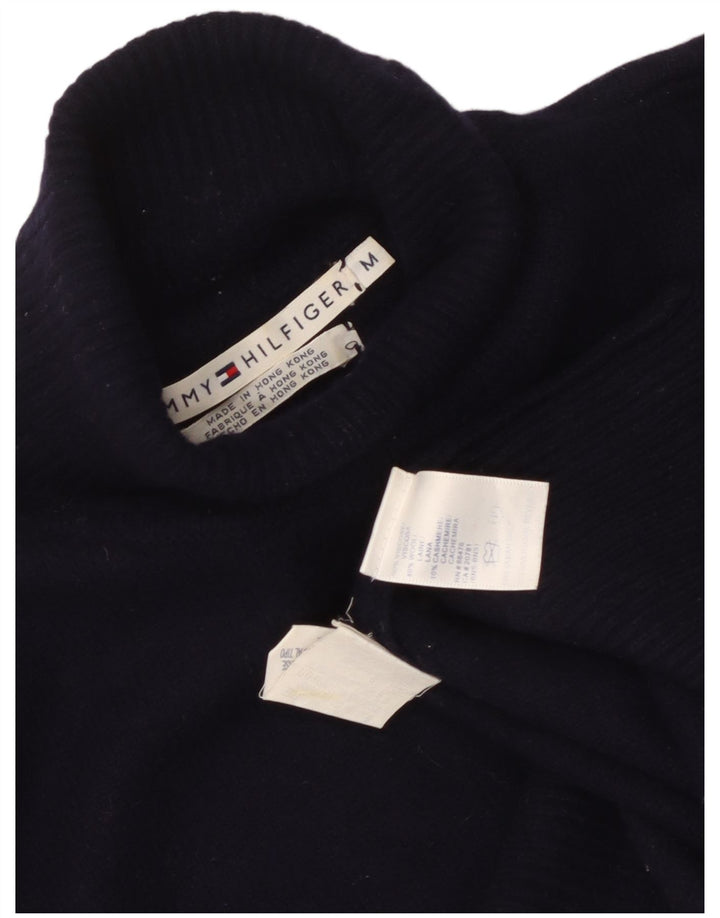 Tommy Hilfiger Rollkragenpullover für Damen, Gr. 12, mittleres Marineblau