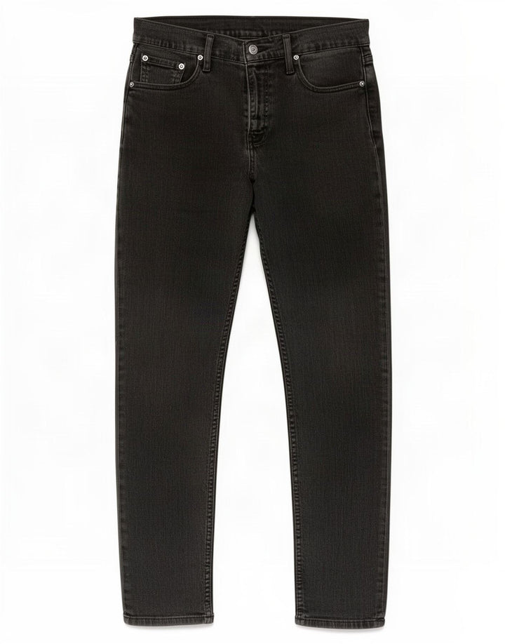 Levi's Herren Slim Jeans W30 L30 schwarze Baumwolle