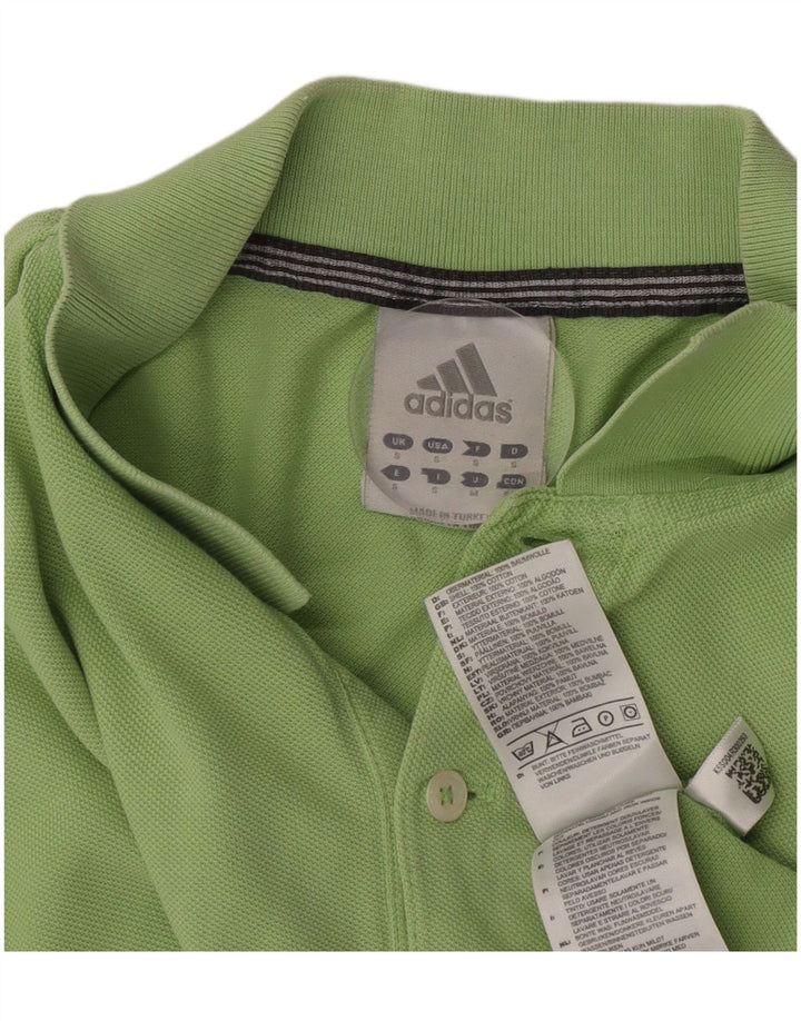Adidas Herren Poloshirt Kleine grüne Baumwolle