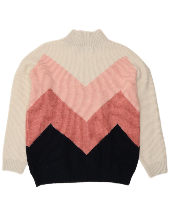 Marks & Spencer Damen-Pullover mit Rollkragen, Gr. 12, mittel, mehrfarbig