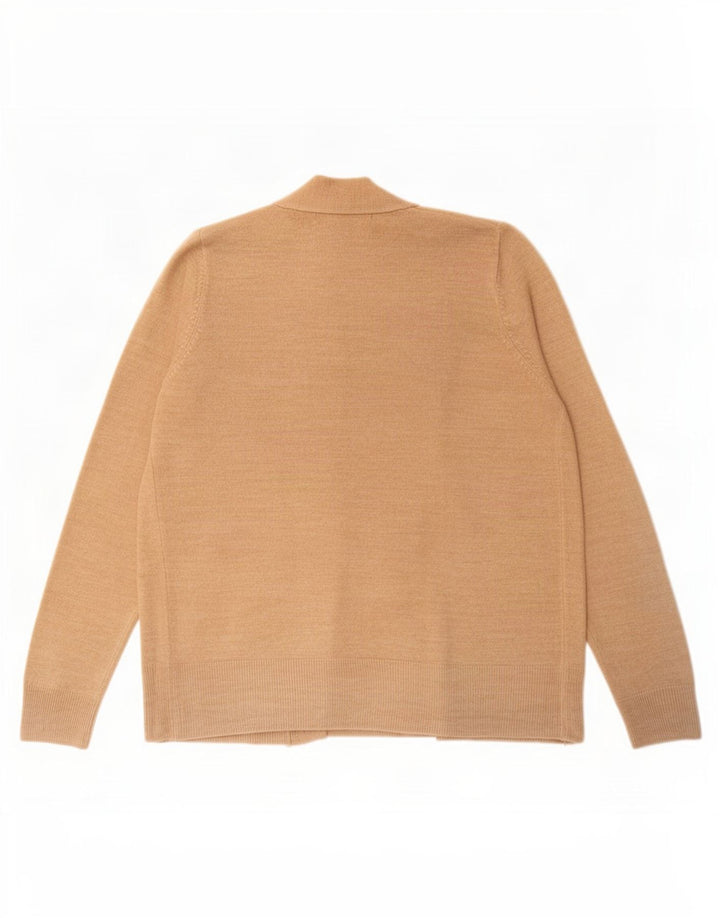 Marks & Spencer Offener Damen-Cardigan-Pullover UK 14 Mittelbraun