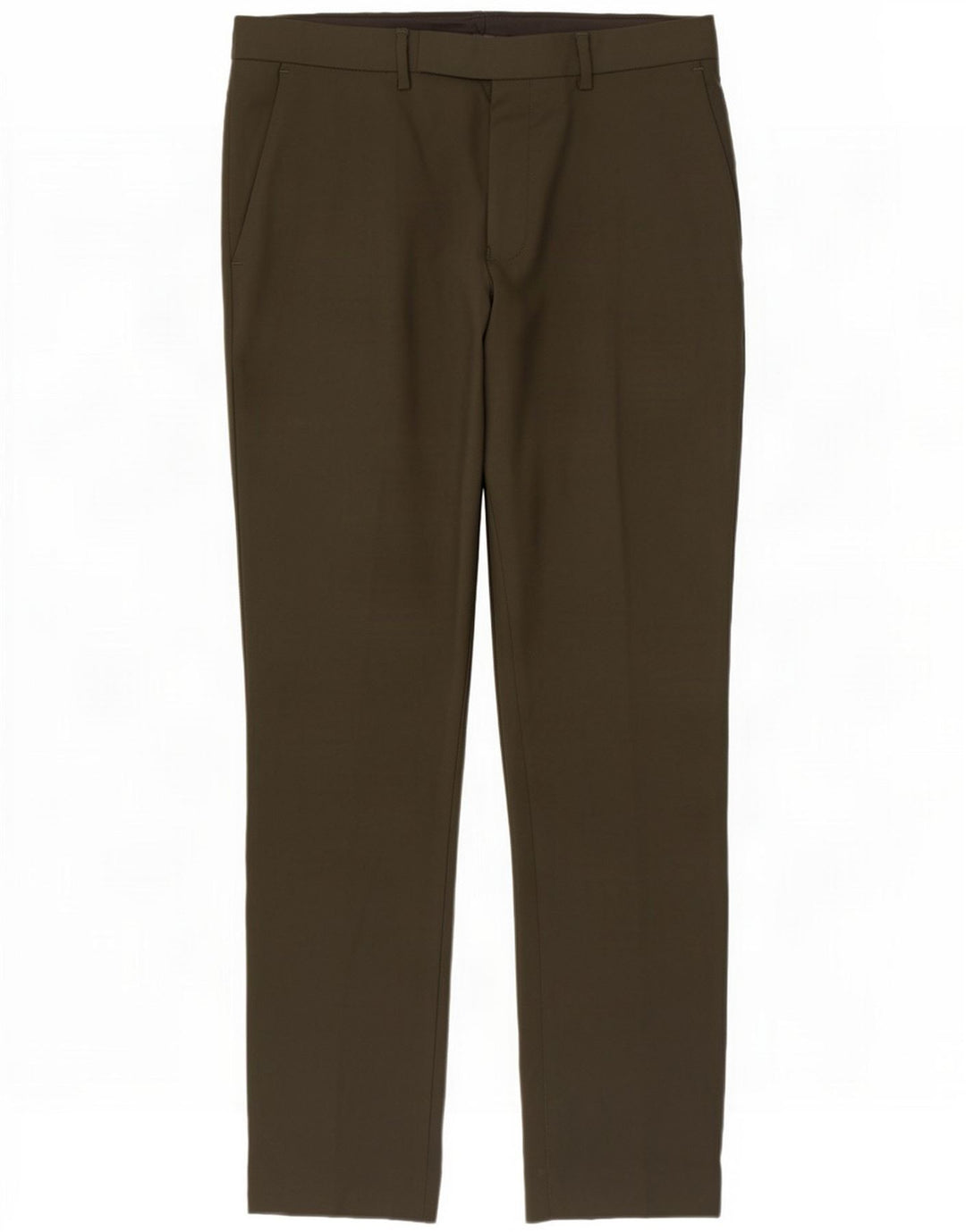 Marks & Spencer Herrenanzughose W34 L31 Khaki Polyester