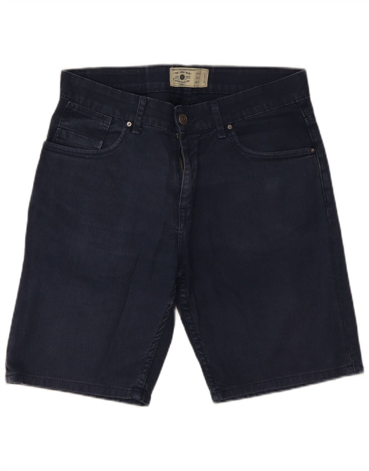 Zara Herren Jeansshorts EU 40 Medium W31 Marineblau