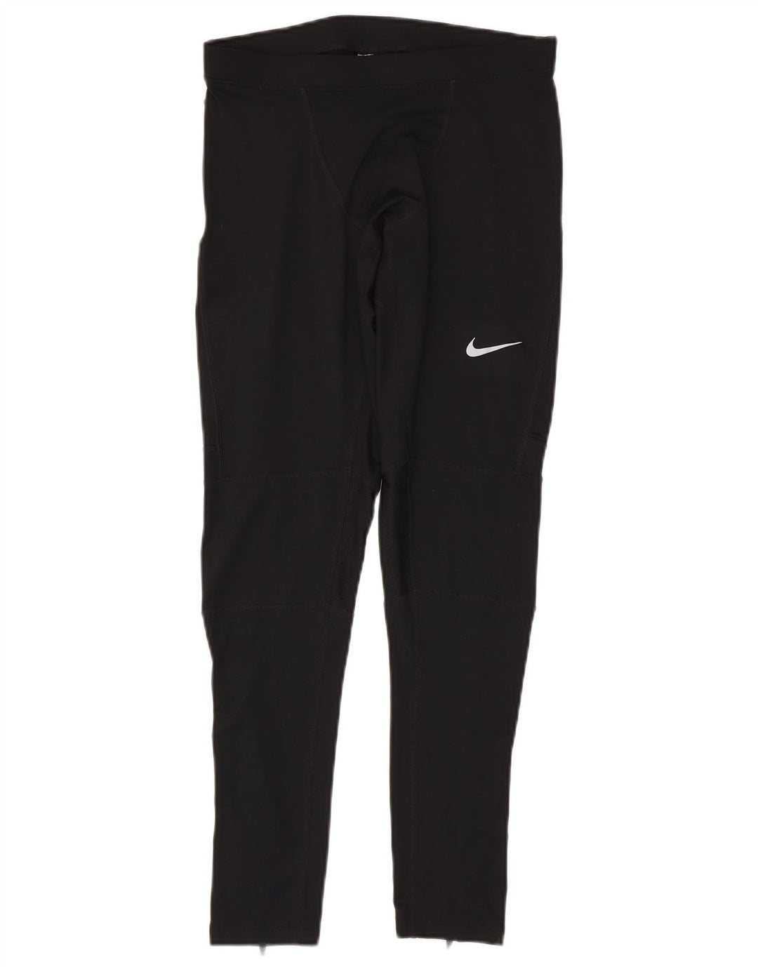 Nike Damen Dri Fit Leggings UK 12 Medium Schwarz Polyester