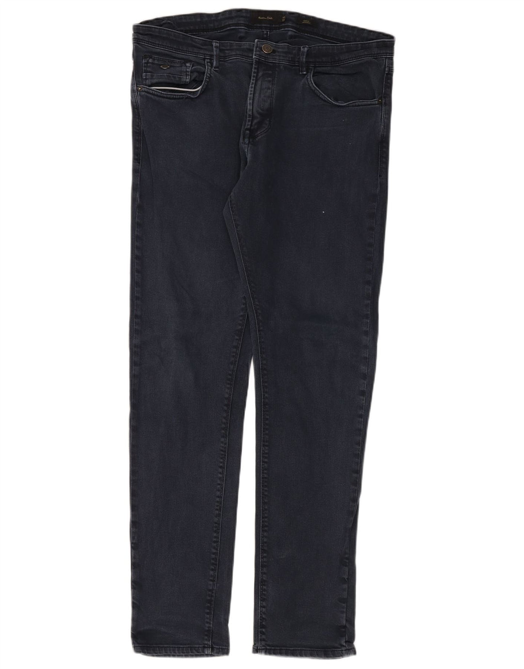 Massimo Dutti Herren Slim Jeans EU 36 XL W36 L32 Marineblau