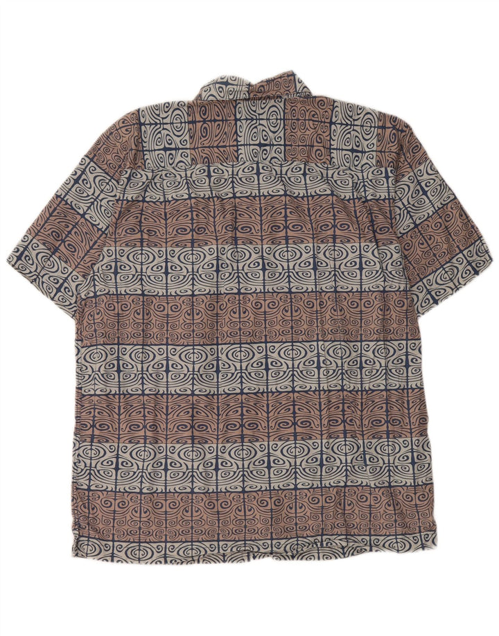 Quiksilver Herren-Kurzarmhemd, groß, mehrfarbig, Paisleymuster