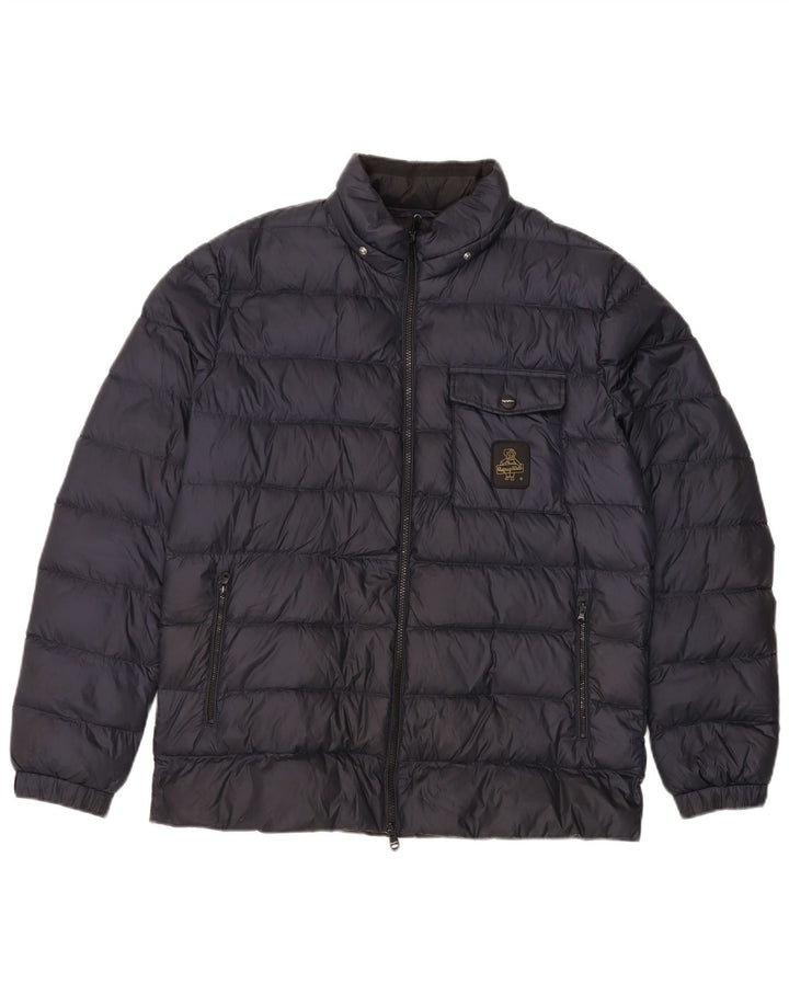 Refrigiwear Herren Wattierte Jacke IT 54 XL Marineblau Polyamid