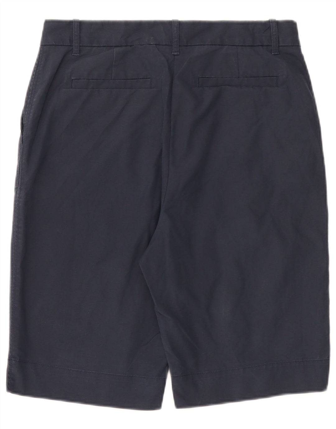Marks & Spencer Damen Chinoshorts UK 12 Medium W32 Marineblaue Baumwolle