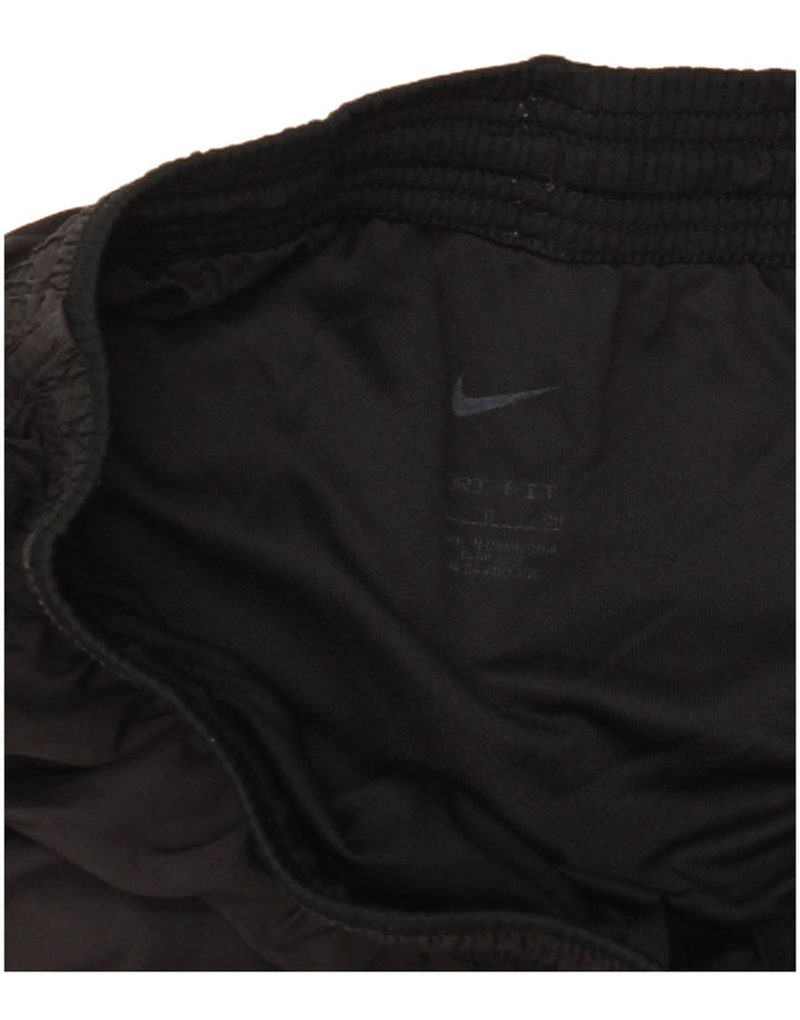 Nike Damen Dri Fit Sport Shorts UK 10 Small Schwarz Polyester