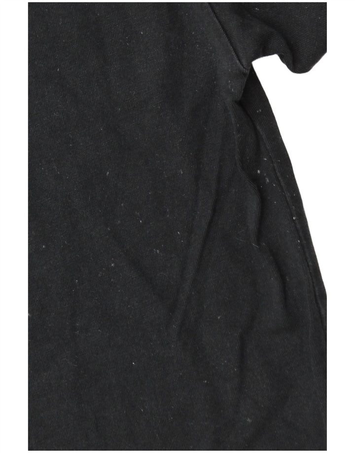 Converse Herren Grafik-T-Shirt-Oberteil aus mittelschwarzer Baumwolle