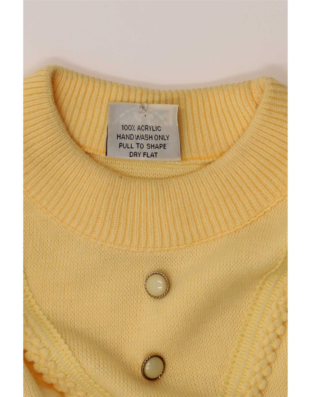Snatch Damen-Pullover mit Rundhalsausschnitt, UK 14, mittelgelbes Acryl