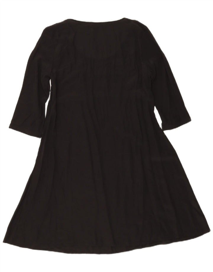 Kookai Langärmliges A-Linien-Kleid für Damen, UK 12, Mittelschwarz