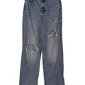 Zara Damen Distressed Jeans mit weitem Bein EU 40 Medium W30 L33 Blaue Baumwolle