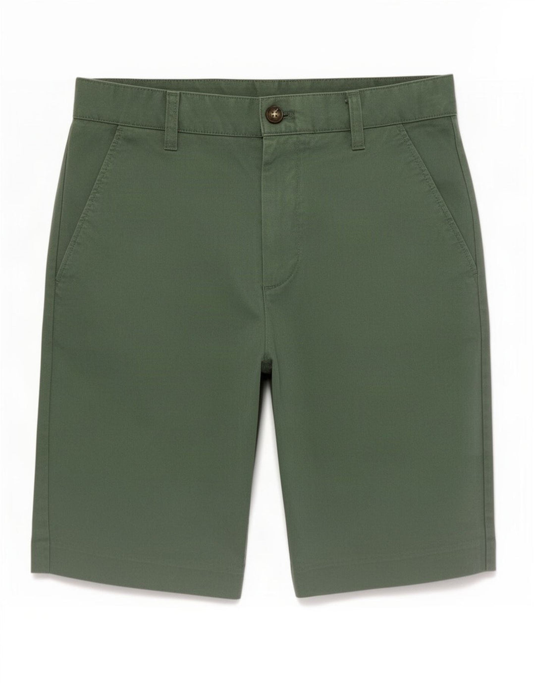 John Lewis Herren-Chinoshorts, mittelgroß, W30, grüne Baumwolle