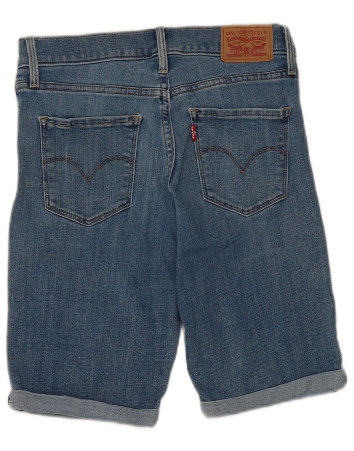 Levi's Damen-Jeansshorts, W26, klein, blaue Baumwolle