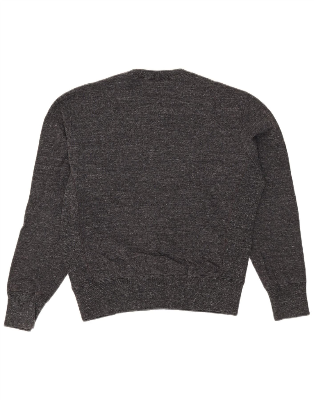 Champion Herren-Pullover mit Rundhalsausschnitt, mittelgrau gesprenkelte Baumwolle