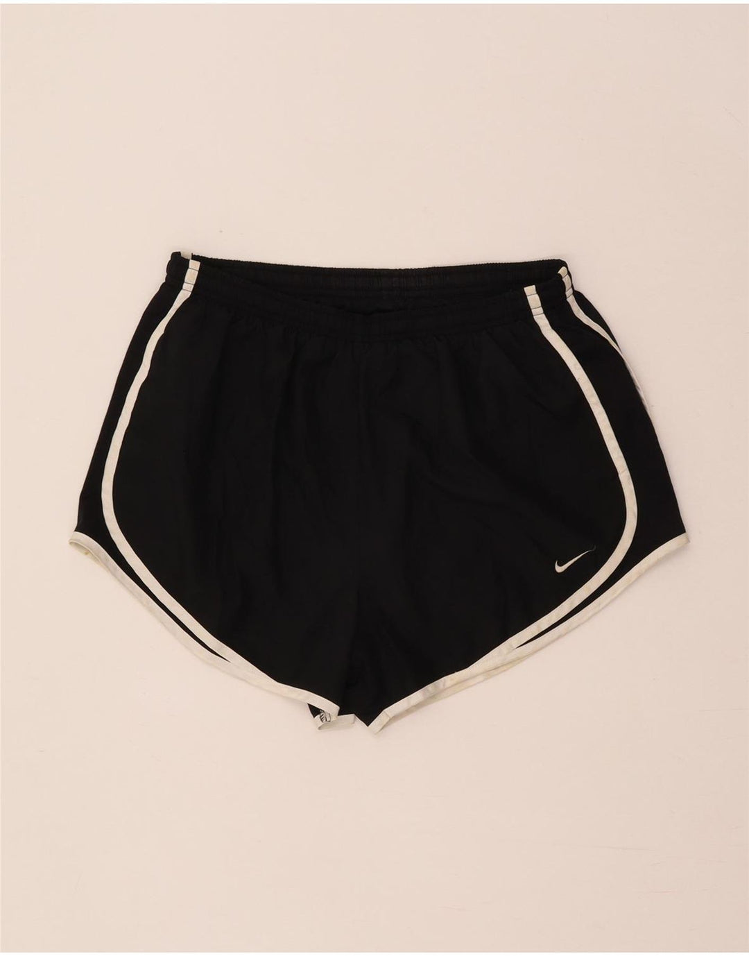 Nike Damen Dri Fit Sport Shorts UK 14 Medium Schwarz Polyester