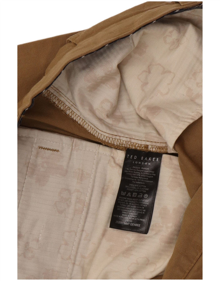 Gerade Chino-Hose für Herren von Ted Baker, W36, L28, Beige, Baumwolle
