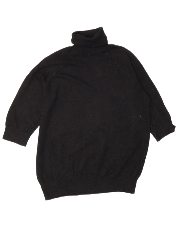 Rollkragenpullover für Damen von Zara, Gr. 14, mittelschwarz