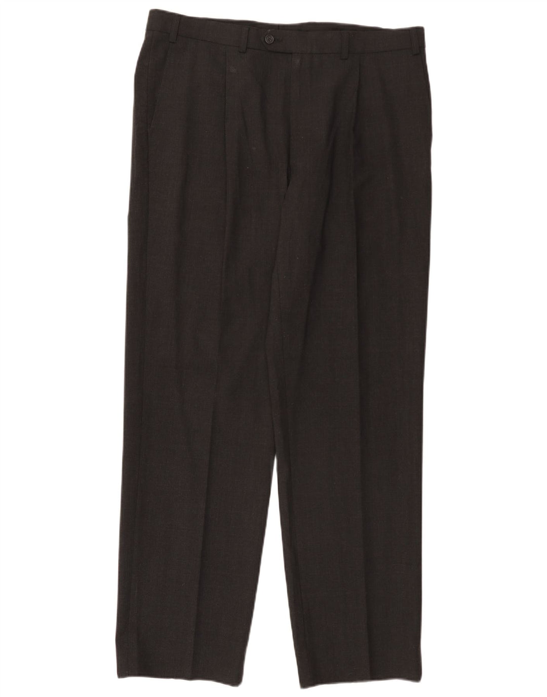 Maßgeschneiderte Herren-Anzughose von Marks & Spencer, W36 L31, grau, Polyester