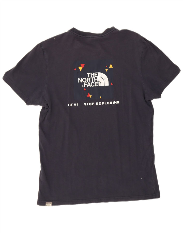 The North Face Herren-T-Shirt mit Grafik, mittlere marineblaue Baumwolle