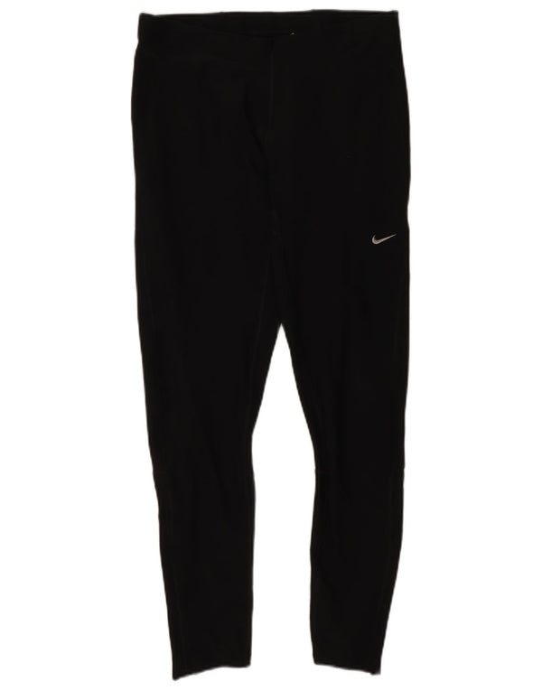 Nike Damen Dri Fit Leggings UK 18 XL Schwarz